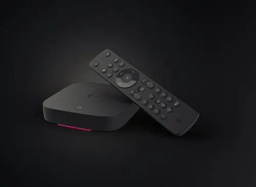 TELEKOM MagentaTV One - TV-Box 16 GB, inkl. Netzwerkkabel, für erstklassigen Streaming-Genuss in Schwarz