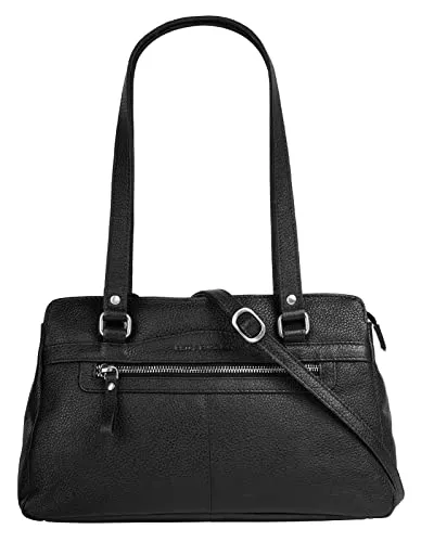Betty Barclay Umhängetasche aus echtem Leder - Damen-Schultertaschen aus 100% Rindleder mit durchdachter Organisation und Platz für Smartphones bis 6 Zoll, ideal für stilbewusste Frauen.