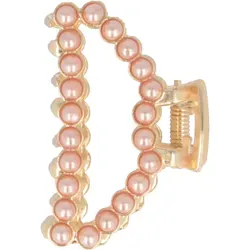 Solida Haarklammer goldfarben mit Kunstperlen von Solida