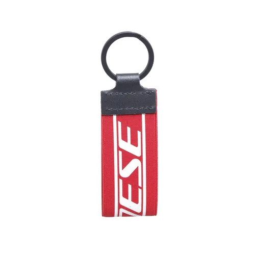 Dainese Speed Keyring Leder Schlüsselanhänger Rot - Hochwertiger Schlüsselanhänger aus Leder in Rot, ideal für Motorradliebhaber und Dainese-Fans. Stilvoll und langlebig für den täglichen Gebrauch.