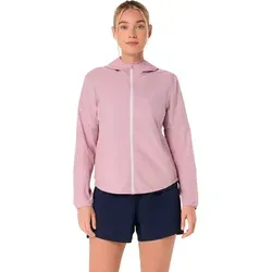 ASICS Core Laufjacke Damen - Rosa, Größe M - Leichte Laufjacke mit Wetterschutz: Wind- und wasserabweisendes Material für angenehmen Tragekomfort. Ideal für Training bei jedem Wetter, mit individuell anpassbarer Belüftung und perfekter Passform.