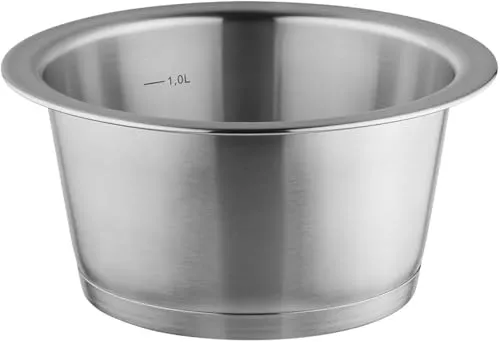 Quick Clack Pro Kochtopf Induktion 16cm - Stapelbar & Platzsparend - Kochtöpfe für alle Herdarten, ideal für Camping und Outdoor-Küche. Mit abnehmbaren Griffen und innenliegender Skala für präzises Kochen.