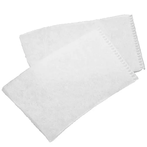 vhbw Set 2X Schutzvlies kompatibel mit Dirt Devil M2725-5, M2725-6, M2725-7, M2725-8, M2725-9 Staubsauger - Schutzfilter Weiß