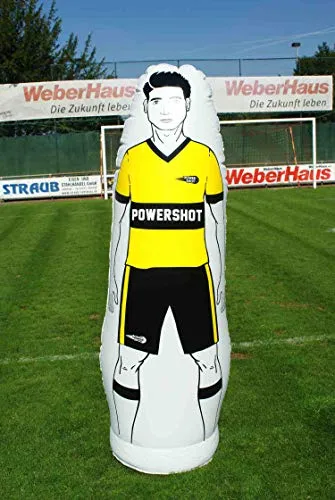 POWERSHOT Trainingsdummy aus Weich-PVC für Fußball, Handball, Basketball - aufblasbar - 3 Größen - AIR Dummy (180cm)