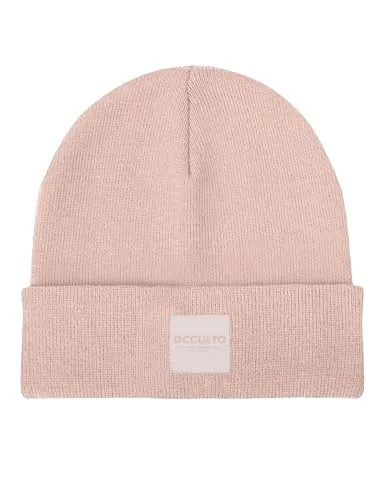 Occulto Herren & Damen Winter Mütze (Model: Eli), Beanie Rose