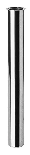 Messing Tauchrohr 300mm für Siphon, Keymark Verlängerung Rohr 32mm Abfluss, Verstellrohr Geruchsverschluss Flaschensiphon, Verchromt