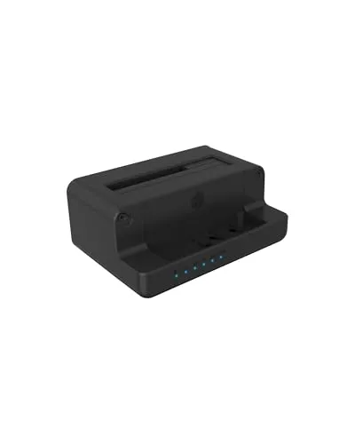 ICY BOX HDD/M.2 NVMe SSD Docking Station USB 3.2 Gen 2 (10 Gbit/s), Festplatten Klonstation und Lesegerät (SATA 2,5/3,5 Zoll und M.2 NVMe), Extern, Adapter, USB-C, USB-A, IB-2914MSCL-C31