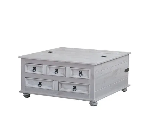 ebuy24 Couchtisch New Mexico mit 5 Schubladen von ebuy24