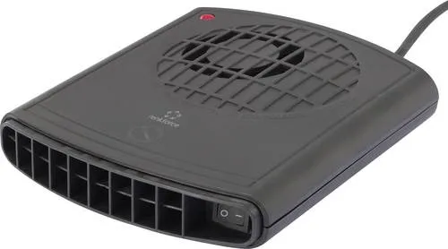 Renkforce Heizstrahler PTC17 - 230 V Heizlüfter in Schwarz, 1400 W Leistung für angenehme Wärme in jedem Raum