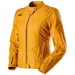 Furygan Elena Lederjacke Damen - Schwarz - XXL - Elegante Lederjacke aus ultraweichem Büffelleder mit herausnehmbarem Thermofutter. Ideal für den Motorrad-Einsatz, bietet sie Komfort und ein starkes Design. Zertifiziert für Sicherheit und Langlebigkeit.