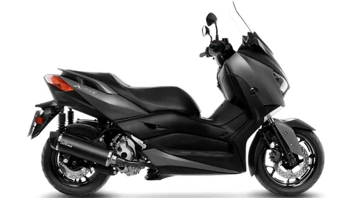 Leovince Schalldämpfer Schwarz für Yamaha X-max 300/Iron Max 17/19 E4 C/Cat Ce U