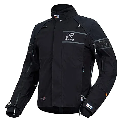 Rukka Raptor-R Motorrad Textiljacke Schwarz/Silber 56 von Rukka