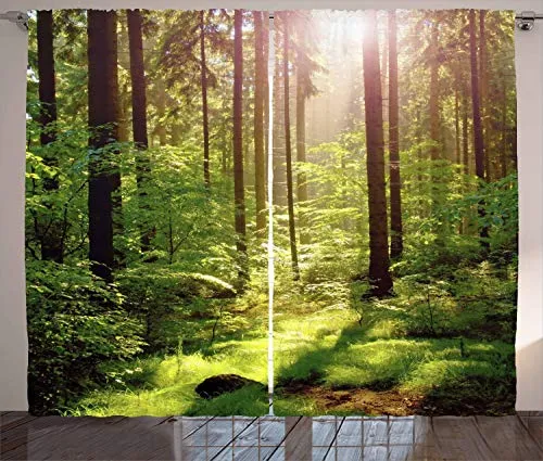 ABAKUHAUS Wald Rustikaler Vorhang von Abakuhaus