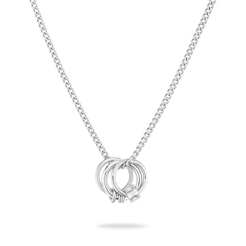 Liebeskind Berlin Halskette LJ-1618-N-45 aus Edelstahl in Silber - Ketten für Damen, zeitloses Design aus hochwertigem Edelstahl, perfekt kombinierbar und ein ideales Geschenk für jeden Anlass.