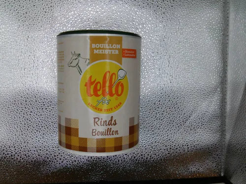 tellofix Rindsbouillon Glutenfrei, Laktosefrei,(€100g/1,77) 540g Ds MHD09.07.26
