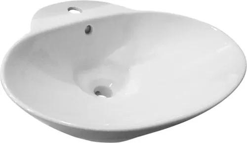 Beitz & Walz AqvaCeramica Aufsatzwaschtisch 'oval' 610 x 495 mm