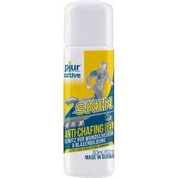 pjuractive 2SKIN - Anti-Chafing-Gel - Pflaster - Effektiver Hautschutz für Sportler: unsichtbar, wasserfest und atmungsaktiv. Verhindert Reibung und Hautirritationen, ideal für Laufen und Radfahren.