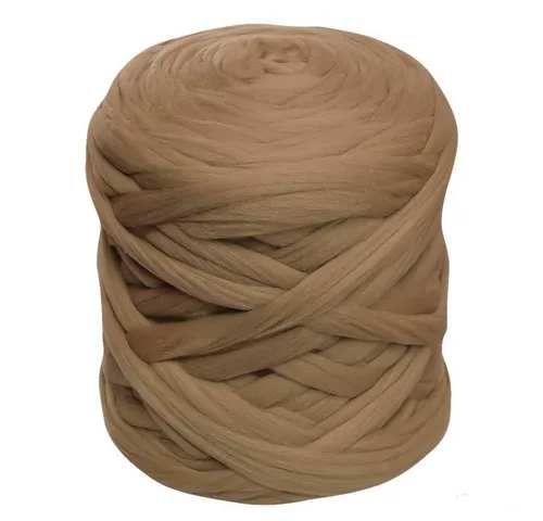 maDDma 1m Filzwolle Märchenwolle Meterware Bastelgarn, 019 topazbraun