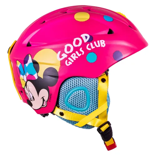 Skihelm MINNIE MOUSE für Mädchen, 55-58 cm - Robuster Sporthelm für Radsport und Wintersport, mit einstellbarer Passform für optimalen Tragekomfort. Ideal für aktive Mädchen im Alter von 8-12 Jahren.