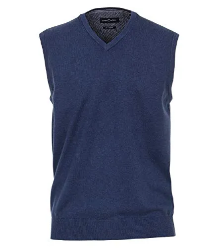 CASAMODA Herren Pullunder Unifarben 004460 von CASAMODA