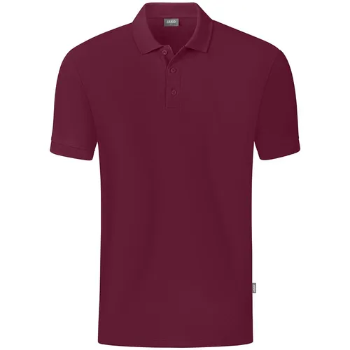 JAKO Polo Organic - Damen, maroon, Größe 48 - Nachhaltiges Trainings-Polo aus 100% Baumwolle, atmungsaktiv und formstabil. Ideal für Beruf und Freizeit, waschbar bis 60°C und langlebig durch hochwertige Verarbeitung.