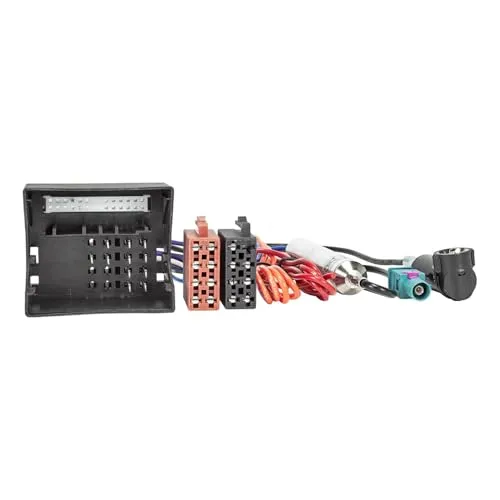 tomzz Audio 7039-002 Radio Adapter Kabel kompatibel mit Opel ab 2003 Quadlock auf ISO + Antennenadapter mit Phantomeinspeisung Fakra auf ISO