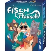 FKS7418460 - Fisch Flausch DE, strategisches Kartenspiel für 2-6 Spieler ab 8 Jahren, 15 Minuten Spielspaß für die ganze Familie
