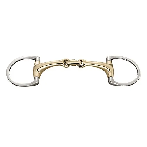 Sprenger DYNAMIC RS Gebiss 14mm Sensogan Olivenkopf, Doppelt Gebrochen, 125mm - D-Ring Trense Dynamic RS 14mm – Ergonomisches Gebiss für sensible Pferde mit gleichmäßiger Druckverteilung und präziser Hilfengebung, ideal für eine vertrauensvolle Anlehnung.