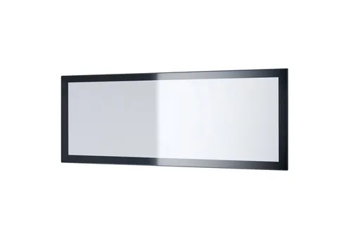 Vladon Wandspiegel Lima V3 – Eleganter Wandspiegel in Schwarz Hochglanz (139 x 55 cm) - Der elegante Wandspiegel Lima ist vielseitig einsetzbar und verleiht jedem Raum einen modernen Touch. Pflegeleichte Oberfläche und abgerundete Rahmenkanten sorgen für eine stilvolle Optik.