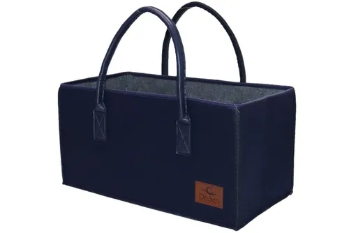 RAIKOU Einkaufsshopper Filztasche Kaminholztasche mit Lederhenkel - Praktische RAIKOU Filztasche mit 31 l Volumen, stabil und ideal für den täglichen Einkauf oder als Holztragehilfe. Robuster Filz und Lederhenkel sorgen für Langlebigkeit und Stil.
