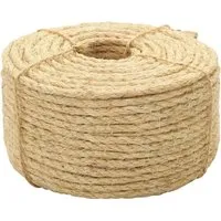 vidaXL Seil 100% Sisal 10 mm 250 m - Basteln und DIY-Projekte mit langlebigem Sisalseil, ideal für Garten, Landwirtschaft und kreative Anwendungen. 100% natürliche Faser, reißfest und wetterbeständig.
