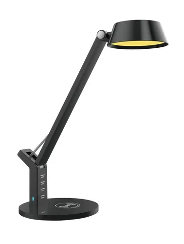 GLOBO LIGHTING LED Schreibtischlampe URSINO, 1-flammig - Schreibtischlampe mit dimmbarer Lichtstärke und anpassbarer Farbtemperatur. Inklusive induktiver Ladefunktion für Smartphones und höhenverstellbar.