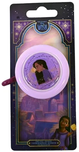 Fahrradklingel Kinder | Disney Wish | Fahrrad Zubehör | kleine Geschenke für Mädchen | ab 3 Jahre | Outdoor Spielzeug | Fahrradglocke