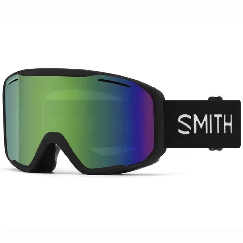 Smith Blazer black2324 green solx mirror antifog - Herren & Unisex Skibrillen mit zylindrischem Carbonic-X Glas für klare Sicht und Aufprallfestigkeit. Fog-X Beschichtung verhindert Beschlagen und sorgt für maximalen Tragekomfort auf der Piste.