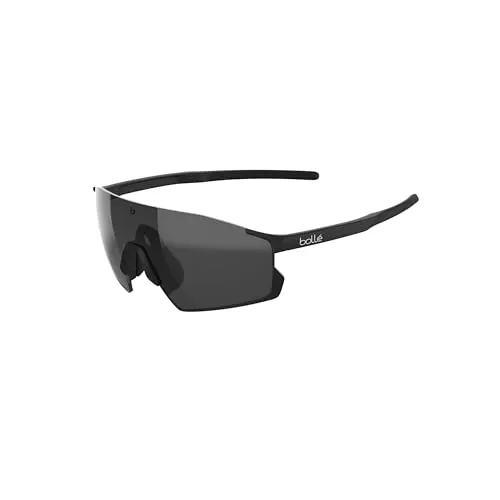 Bolle Icarus Sonnenbrille Schwarz Grey/CAT 3 - Leichte Sportsonnenbrille mit nur 24g, ausgestattet mit fortschrittlichem photochromen Glas und Thermogrip® für sicheren Halt bei jeder Aktivität.