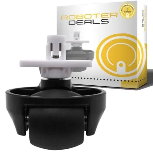 Roboter Deals - Vorderrad, Reifen, Rad (1 Stück) für Roborock S7 und S7 Plus Staubsaugroboter.