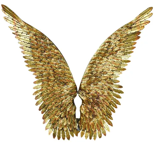 XXL Engelsflügel Wanddeko - Goldene Wandskulptur für jeden Raum - Figuren, Skulpturen & Statuen. Diese beeindruckenden Engelsflügel aus Metall im Vintage-Stil bringen Eleganz und einen Hauch von Spiritualität in Ihr Zuhause.
