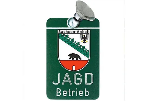 Dr. Gmünder Hinweisschild Autoschild Jagdbetrieb