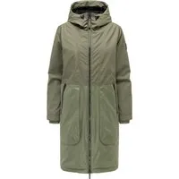 Navahoo Damen Parka Edelumhang mit Kapuze - Stylischer Damenparka von Navahoo mit klassischem Design und praktischen Details. Ideal für Übergangszeiten, wasserabweisend und mit weicher, gefütterter Kapuze für optimalen Tragekomfort.