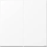 Jung Wippe A595WWM - Schneeweiß matte Wippe für Serienschalter, ideal für modernes Smart Home Design und einfache Installation