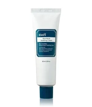 dear, Klairs Rich Moist Soothing Cream 80 ml - Gesichtscreme für empfindliche Haut, spendet intensive Feuchtigkeit und beruhigt irritierte Hautpartien.