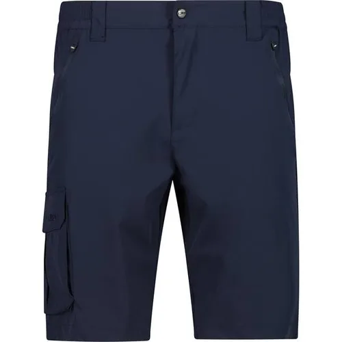 CMP MAN Bermuda black blue (N950) 56 - Vielseitige Herren Shorts - Wanderhosen mit 4-Wege-Stretch und schnelltrocknender Dry Function, ideal für Outdoor-Aktivitäten und Freizeit. Bequemer Regular Fit für optimalen Tragekomfort.