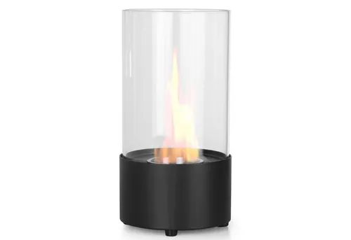 Moritz Dekokamin Tischkamin 30 x 15 x 15 cm schwarz - Dekokamin für eine gemütliche Atmosphäre ohne Rauch und Asche. Ideal für Wohnzimmer, Terrasse oder Esszimmer. Einfach zu montieren und benötigt keinen Schornstein.