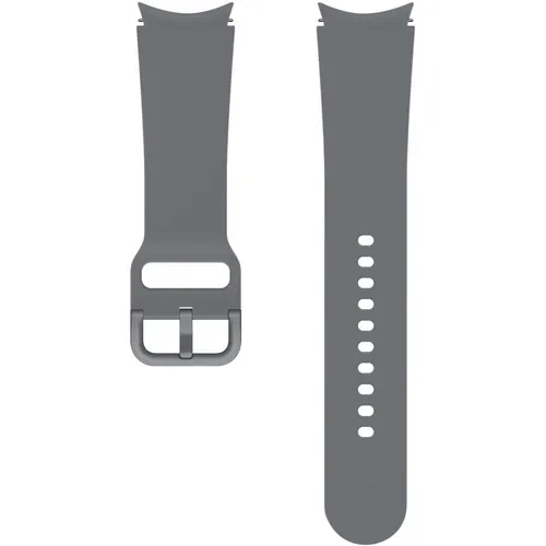 Samsung Sport Band 20mm M/L - Grey - Uhrenarmband in Grau, ideal für Samsung Galaxy Watch4, bietet Komfort und Stil für den aktiven Lebensstil.