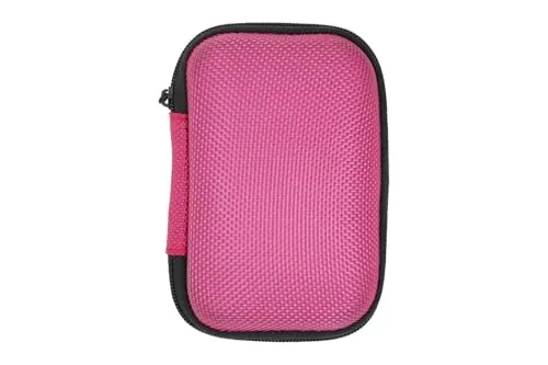 caseroxx Blutzuckermessgerät Tasche passend für Freestyle Libre 1/2 / 3 / Insulinx / 14 Day in pink, Diabetiker Aufbewahrung Etui Hülle