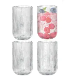 Zoha Gläser-Set Relief Crystal von Zoha