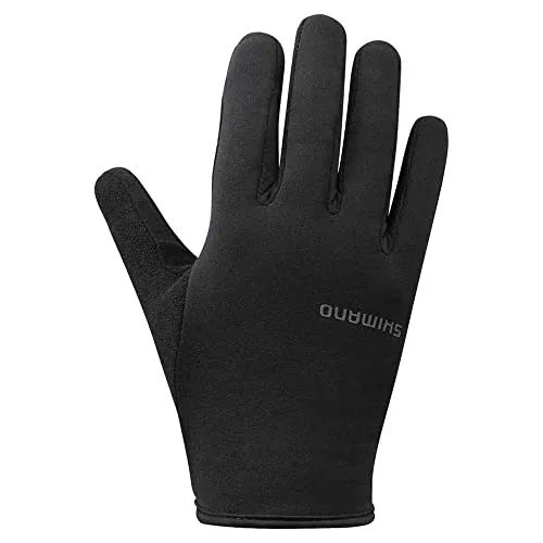 SHIMANO Unisex Leichte Thermo-Handschuhe, schwarz, Größe XL - Radhandschuhe Herren & Unisex, aus hochwertigem Material für zusätzlichen Komfort und Langlebigkeit, ideal für kalte Tage auf dem Rad.