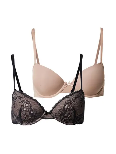 Dorina Bügel-BH CHLOE (2er Pack) - Funktionsunterwäsche mit vorgeformten, leicht gepolsterten Cups und floraler Spitze für einen femininen Look. Ideal für perfekten Halt und Tragekomfort den ganzen Tag.