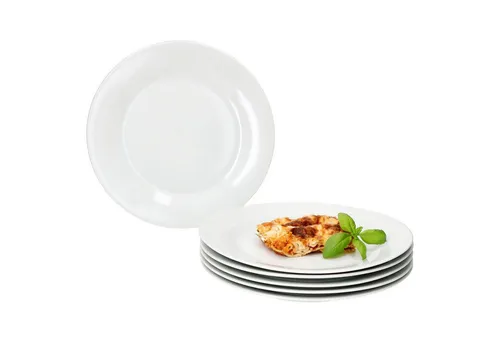 MamboCat Speiseteller 6x Tommy Ø24cm - Elegantes Porzellan für 6 Personen - Hochwertiger Speiseteller aus Porzellan, ideal für festliche Anlässe und tägliches Essen, passt perfekt in jede Tischdekoration.