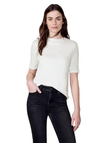 Street One Studio Basic T-Shirt Off White Größe 44